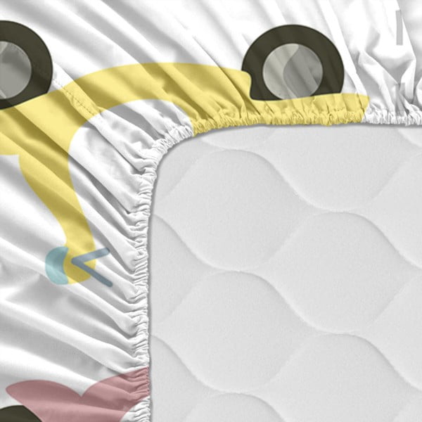 Detská bavlnená plachta Happynois Summer Time, 140 x 70 cm-image-2