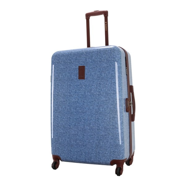 Modrý cestovný kufor LULU CASTAGNETTE Sky, 107 l