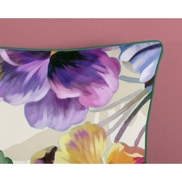 Obliečky na dvojlôžko z organickej bavlny Descanso Flower Garden, 200 x 200 cm-image-4