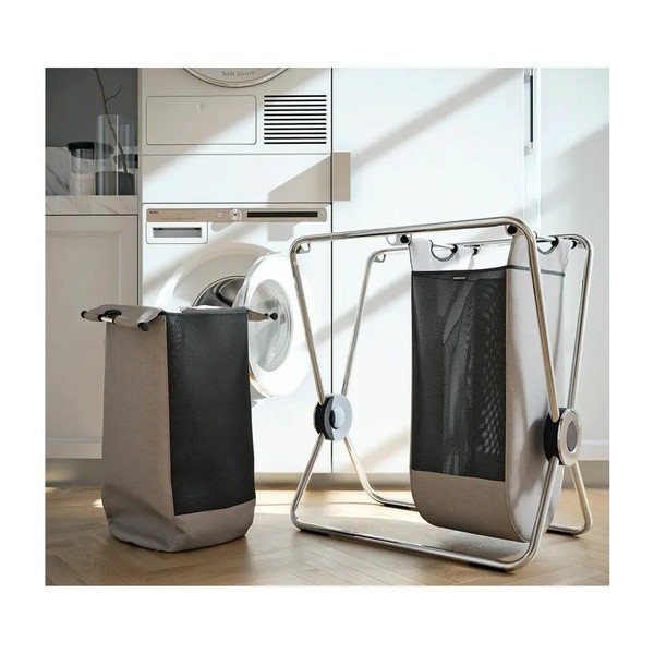 Svetlohnedý látkový skladací kôš na bielizeň 200 l – simplehuman-image-4