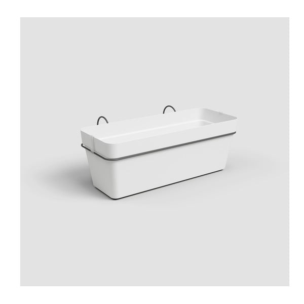 Závesný samozavlažovací kvetináč z recyklovaného plastu 50 cm Capri – Artevasi-image-1