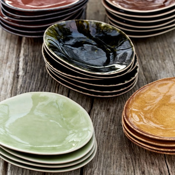 Svetlozelený kameninový dezertný tanier Costa Nova Riviera, ⌀ 16 cm-image-1