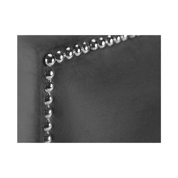 Striebornosivé čelo postele Mazzini Sofas, 140 × 120 cm-image-3