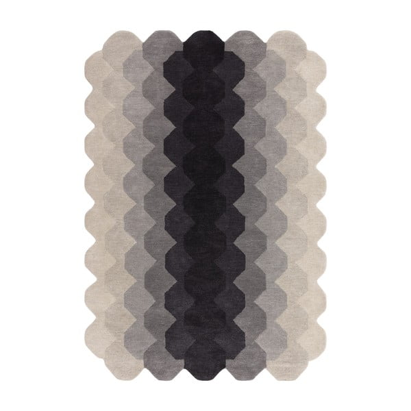 Sivý vlnený koberec 160x230 cm Hive – Asiatic Carpets