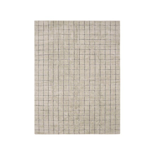 Béžový ručne tkaný vlnený koberec 230x300 cm Mosaic Sandstone – Lorena Canals