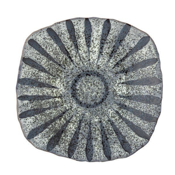 Sivý servírovací kameninový tanier ø 32 cm Ramie – Bloomingville
