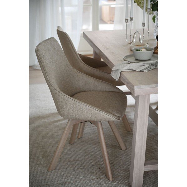 Béžové jedálenské stoličky v súprave 2 ks Alison – Rowico-image-1