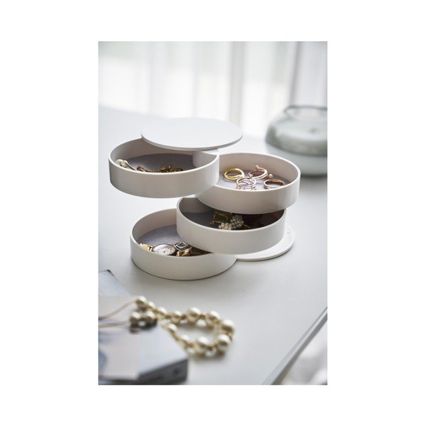 Biela poschodová šperkovnica YAMAZAKI Tower-image-1