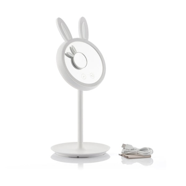 Set stolového a približovacieho zrkadla s LED osvetlením InnovaGoods Bunny