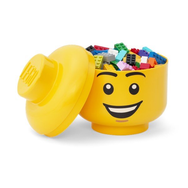 Plastový detský úložný box Head - LEGO®-image-1