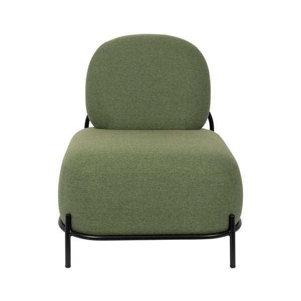 Zelené kreslo White Label Polly-image-2