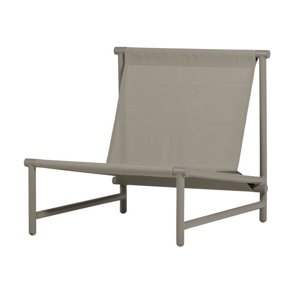 Béžové kovové/polstrované záhradné kreslo Elvo – WOOOD-image-4