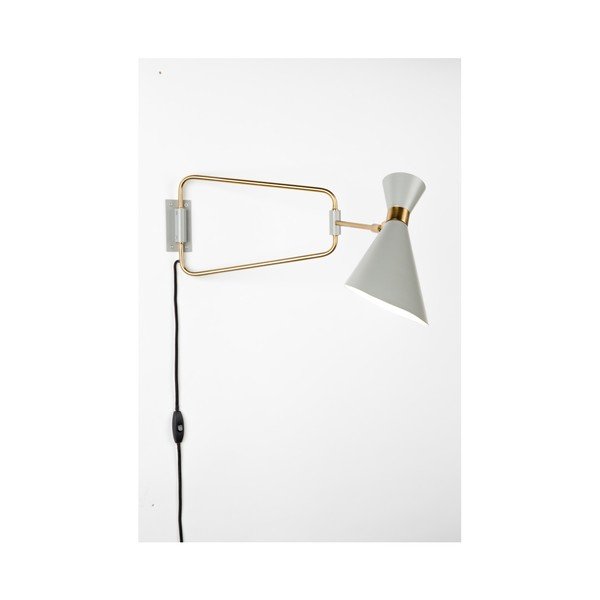 Sivá nástenná lampa Zuiver Shady-image-1