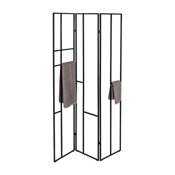 Čierny kovový paraván Shakto - Wenko-image-4