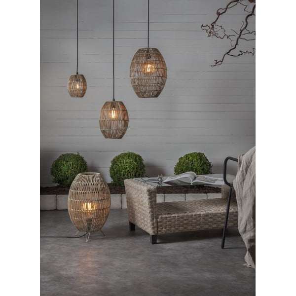 Béžové tienidlo ø 30 cm Linde – Star Trading-image-3