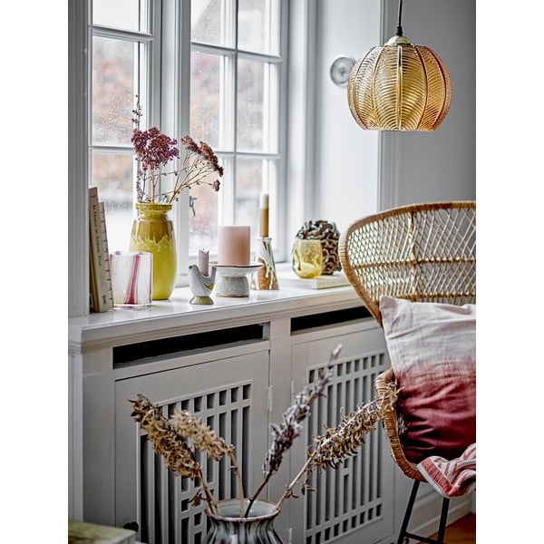 Jantárové závesné svietidlo so skleneným tienidlom ø 22 cm Adar – Bloomingville-image-1