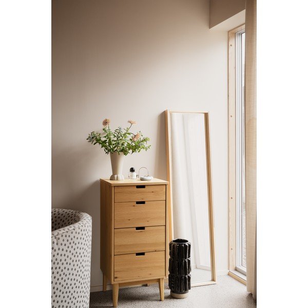 Komoda z dubového dreva v prírodnej farbe 45x92x38 cm Garrison – Rowico-image-4
