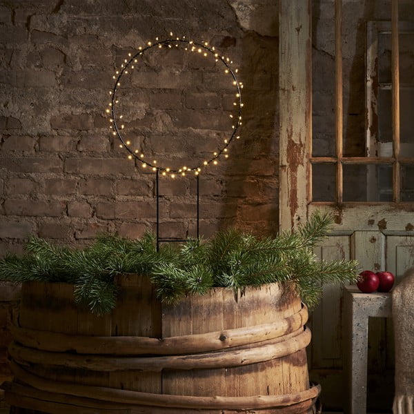 Čierna vonkajšia svetelná dekorácia Barlumi – Star Trading-image-1