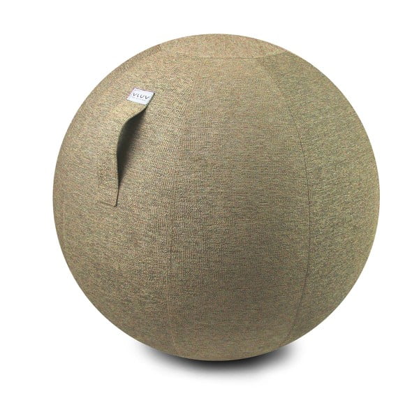 Béžová lopta na sedenie VLUV Stov, Ø 70 - 75 cm