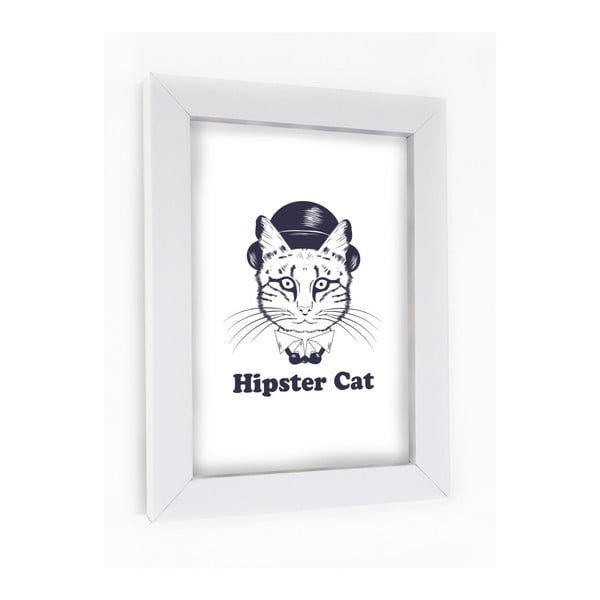 Obraz v ráme Hipster Cat