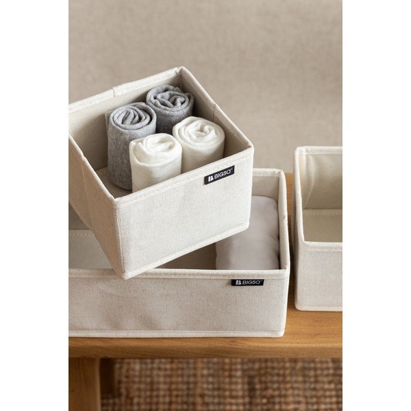 Látkové organizéry do zásuvky v súprave 3 ks Soft Storage – Bigso-image-2