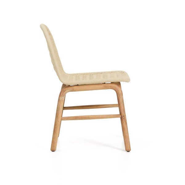 Béžová záhradná stolička Alipa – Kave Home-image-4