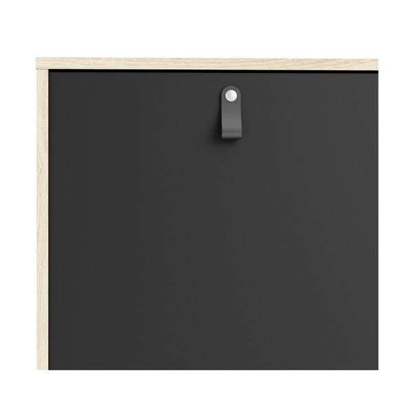 Čierna komoda Tvilum Stubbe, 147 x 87 cm-image-1
