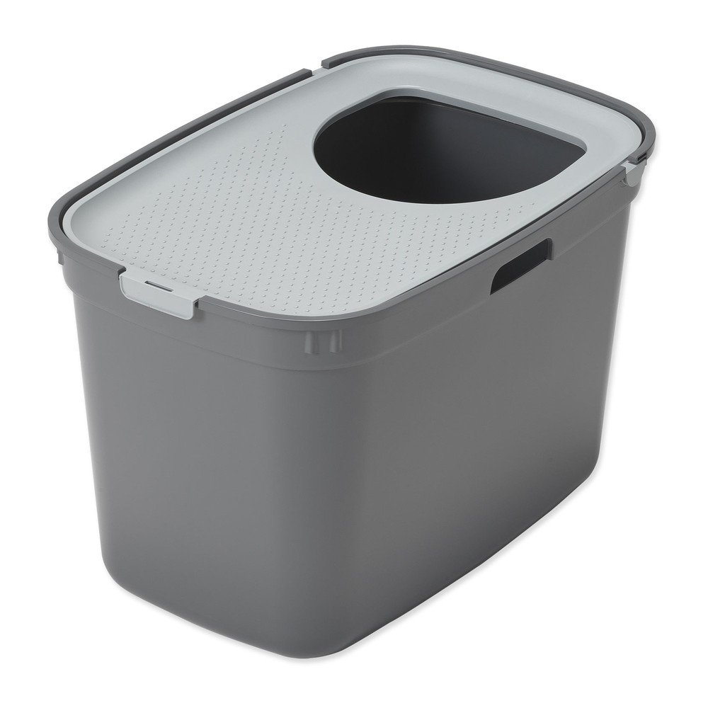 E-shop Sivý mačací záchod 39x59 cm Moderna Top Cat – Plaček Pet Products