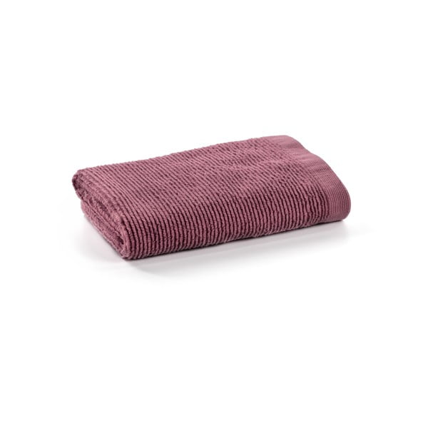 Vínovočervený bavlnený uterák Kave Home Miekki, 50 x 100 cm