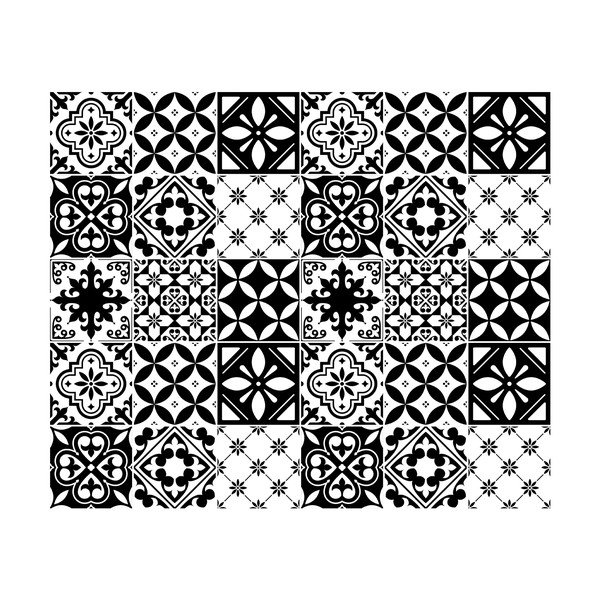 Sada 30 dekoratívnych samolepiek na stenu Ambiance Rosario, 20 × 20 cm-image-2