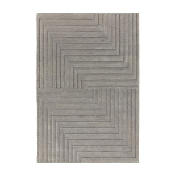 Sivý vlnený koberec 200x290 cm Form – Asiatic Carpets