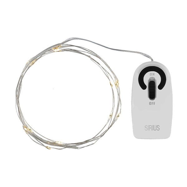 Svetelná reťaz počet žiaroviek 20 ks dĺžka 190 cm Knirke – Sirius