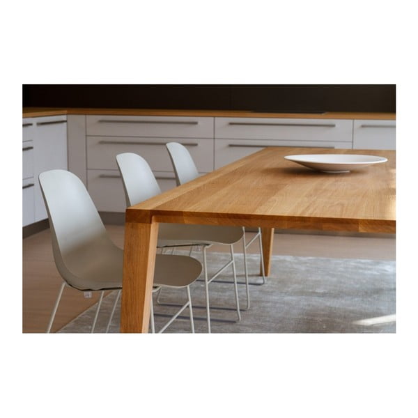 Jedálenský stôl z masívneho dubového dreva Javorina Ka, 220 cm-image-1