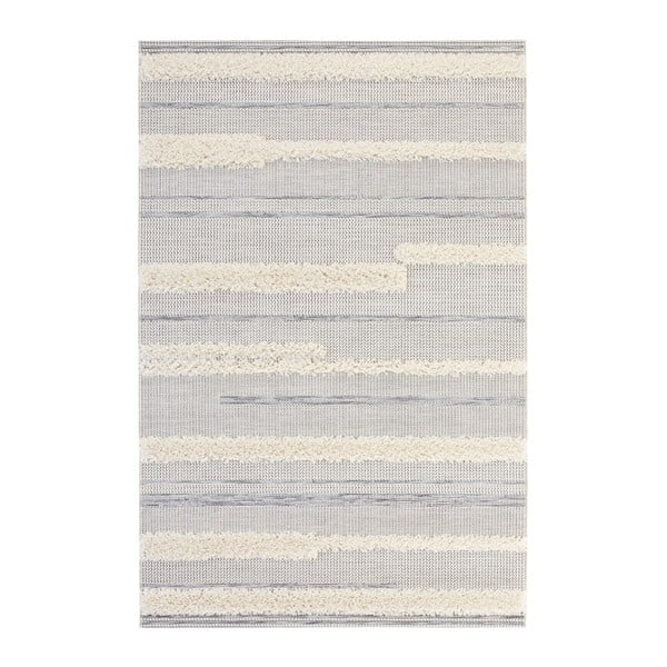 Sivý koberec Mint Rugs Handira Stripes, 194 × 290 cm