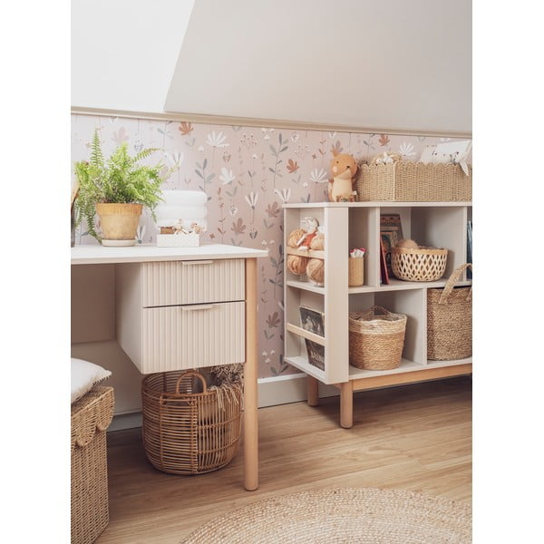 Béžová detská knižnica 120x40 cm Miloo – Pinio-image-4