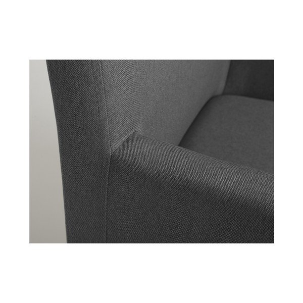 Oceľovosivé kreslo Custom Form Wilton-image-1