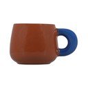 Tmavohnedý hrnček z kostného porcelánu 470 ml Coco – ONA