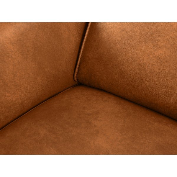 Svetlohnedá kožená pohovka 103 cm Hubble – Windsor & Co Sofas-image-1