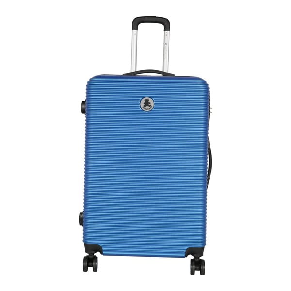 Modrý cestovný kufor LULU CASTAGNETTE Mia, 107 l