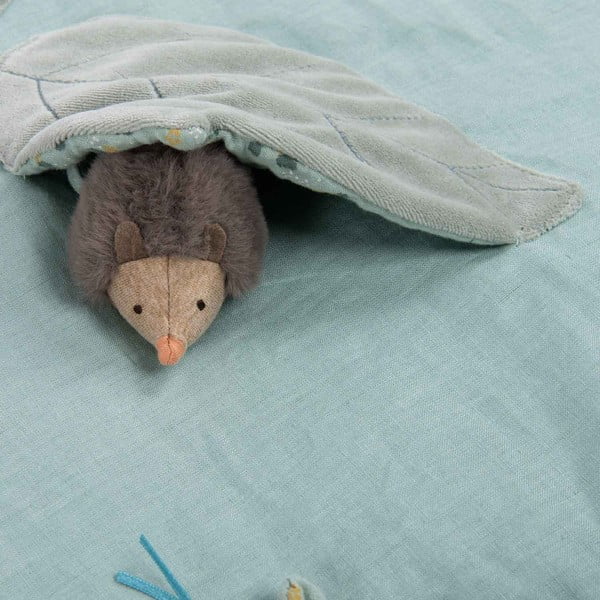 Svetlozelená detská hracia podložka Trois Petits Lapins – Moulin Roty-image-2