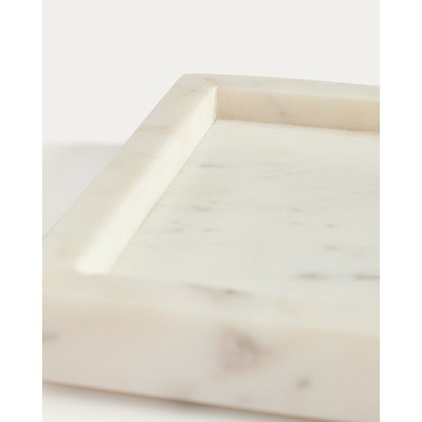 Mramorová dekoratívna tácka 18x18 cm Serela – Kave Home-image-4