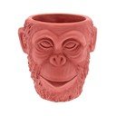 Červený kvetináč Villa Collection Calbe, výška 19 cm