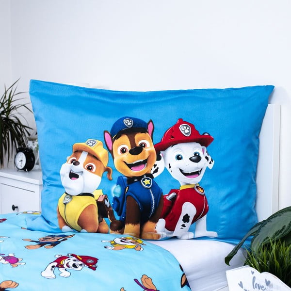 Detské obliečky na jednolôžko z mikrovlákna 140x200 cm Paw Patrol - Jerry Fabrics-image-3