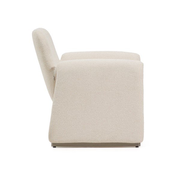 Béžové ženilkové kreslo Melvia – Kave Home-image-3