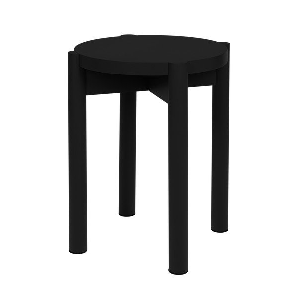 Čierna stolička z bukového dreva Hopp – noo.ma