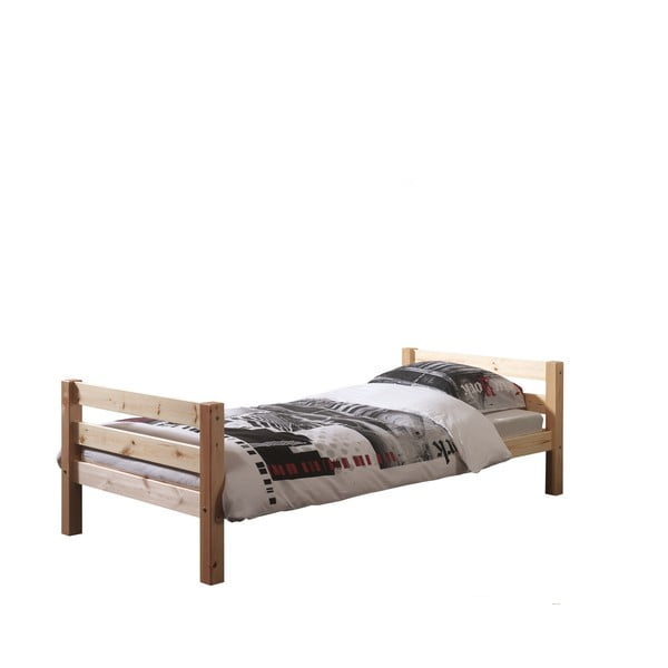 Prírodná detská posteľ Vipack Pino, 90 × 200 cm