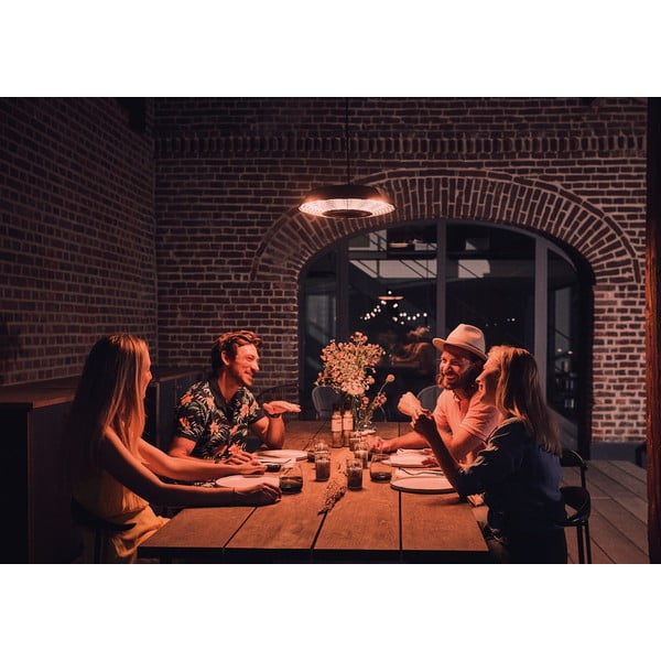 Čierny závesný elektrický ohrievač ENDERS Marbella-image-4