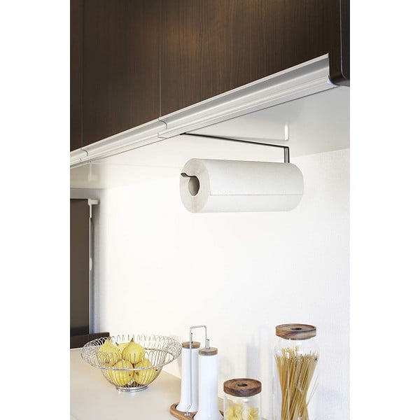 Čierny závesný držiak na kuchynské utierky Yamazaki Tower-image-1