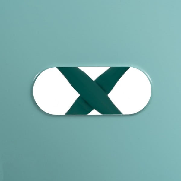 Tyrkysovomodré kovové barové stoličky v súprave 2 ks (výška sedadla 61 cm) – Ixia-image-3