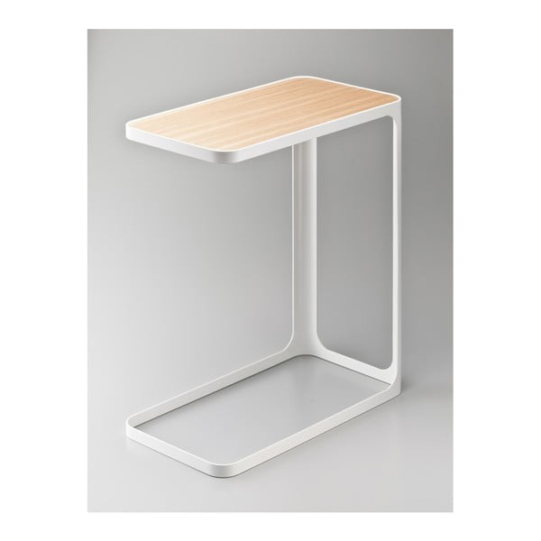 Biely odkladací stolík YAMAZAKI Frame-image-3